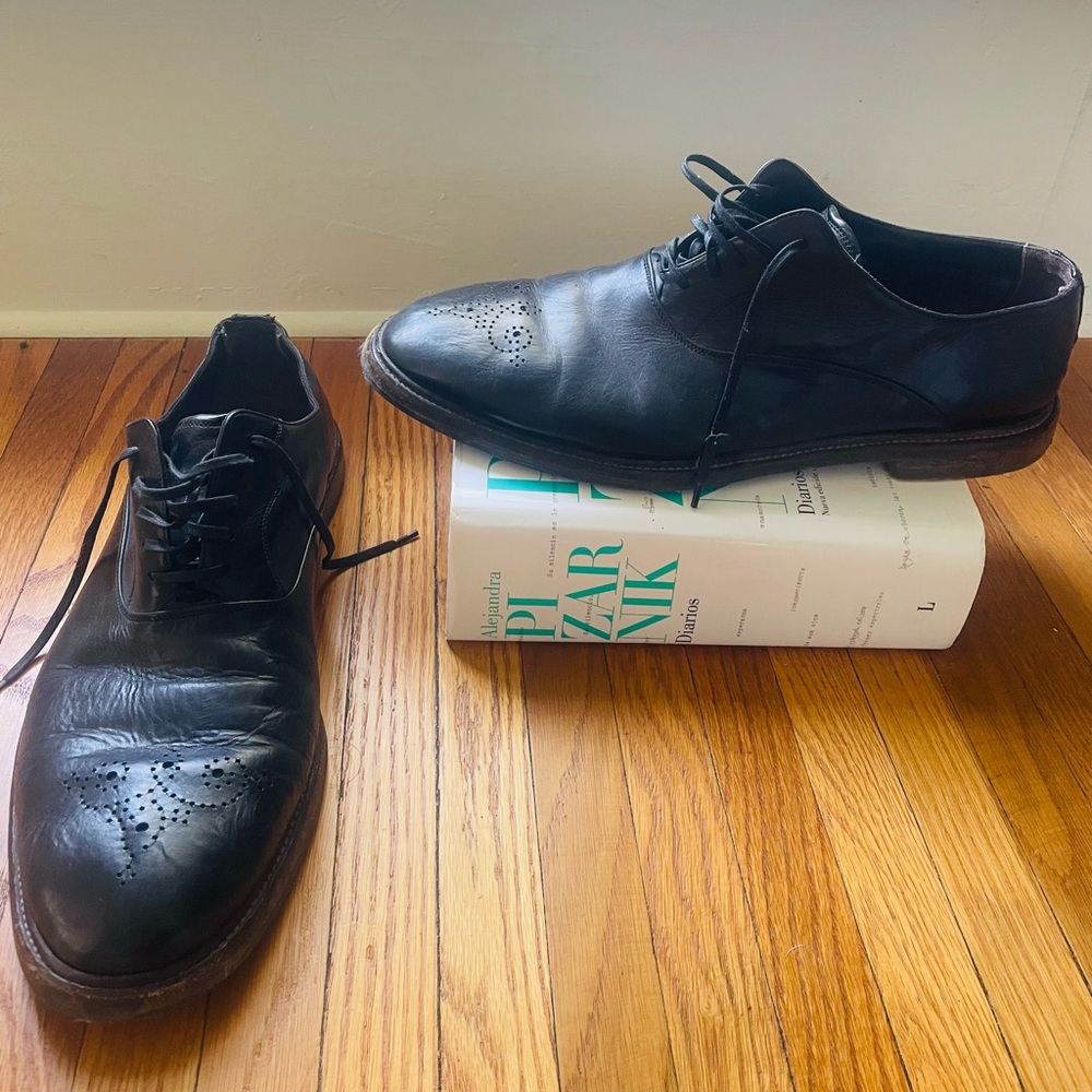 Dolce Gabana Men’s Black Leather Oxford Style Lace up.Made in Italy. Pre-owned.